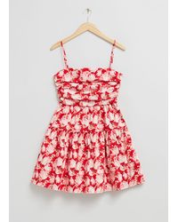 & Other Stories - Babydoll Pleated Bodice Dress - Lyst