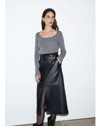 & Other Stories - Fitted Scoop-neck Top - Lyst