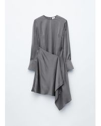 & Other Stories - Asymmetric Long-Sleeve Mini Dress - Lyst