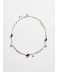 & Other Stories - Seashell-tipped Pearl Necklace - Lyst