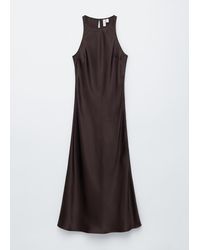 & Other Stories - Sleeveless Satin Midi Dress - Lyst