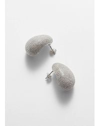 & Other Stories - Curved Crystal Earrings - Lyst