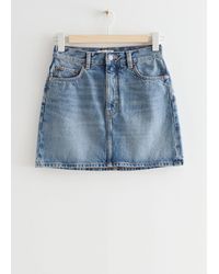 & Other Stories - 5-pocket Denim Mini Skirt - Lyst