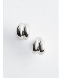 & Other Stories - Two-Part Dome Earrings - Lyst