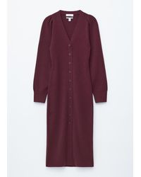 & Other Stories - Puff-Sleeve Wool Maxi Dress - Lyst