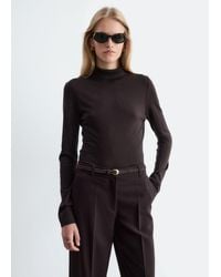 & Other Stories - Merino Wool Polo Neck Top - Lyst
