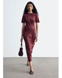 & Other Stories - Short-Sleeve Long Dress - Lyst