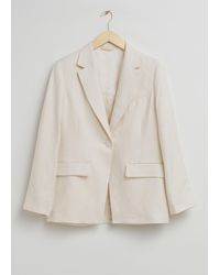 & Other Stories - Relaxed Cut-away Tailored Blazer - Lyst