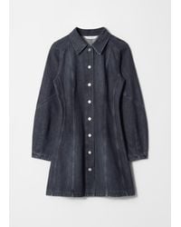 & Other Stories - Denim Shirt Mini Dress - Lyst