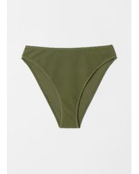 & Other Stories - Strukturierte, Hoch Sitzende Bikinihose - Lyst