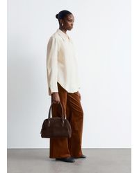 & Other Stories - Chemise Brodée En Denim - Lyst