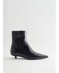 & Other Stories - Soft Flat Pointy Boots - Lyst