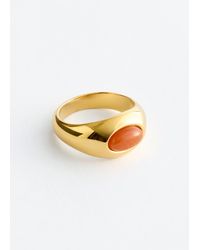 & Other Stories - Aventurine Stone Ring - Lyst