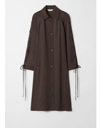& Other Stories - Lace-Up Car Coat - Lyst
