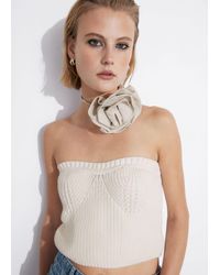 & Other Stories - Knitted Bandeau Tube Top - Lyst