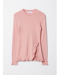 & Other Stories - Ruffled-Slit Top - Lyst