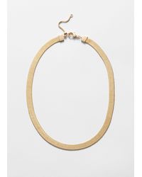 & Other Stories - Wide Snake-chain Necklace - Lyst