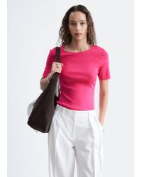 & Other Stories - Slim Knitted T-Shirt - Lyst