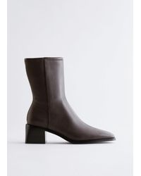 & Other Stories - Leather Sock Boots - Lyst