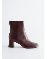 & Other Stories - Leather Ankle Boots - Lyst