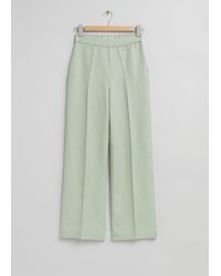 & Other Stories - Linen Wide-cut Trousers - Lyst