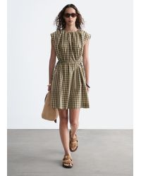 & Other Stories - Drawstring Waist Sleeveless Dress - Lyst
