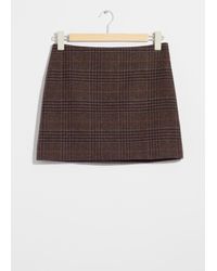 & Other Stories - A-Line Mini Skirt - Lyst