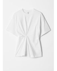 & Other Stories - Knot-Detail T-Shirt - Lyst