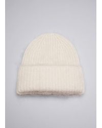 & Other Stories - Brushed Mohair-blend Beanie - Lyst