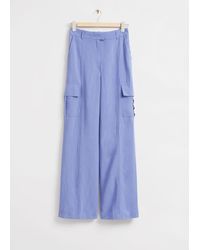 & Other Stories - Relaxed Cargo Pocket Trousers - Lyst
