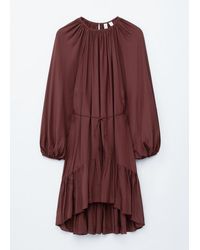 & Other Stories - Flounced Balloon-Sleeve Mini Dress - Lyst