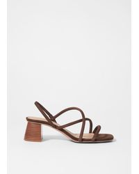 & Other Stories - Strappy Block Heel Sandals - Lyst