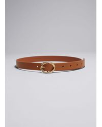 & Other Stories - Knot-buckle Leather Belt - Lyst