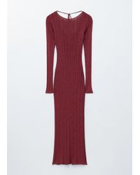 & Other Stories - Long-Sleeve Rib-Knit Midi Dress - Lyst