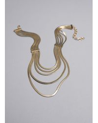 & Other Stories - Layered Snake-chain Necklace - Lyst