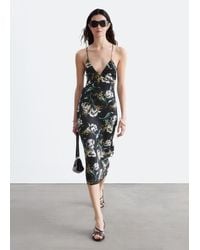 & Other Stories - Satin Slip Midi Dress - Lyst