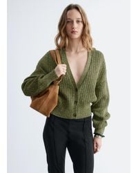& Other Stories - Rib-Knit Cotton Cardigan - Lyst