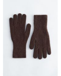 & Other Stories - Ribbed Cashmere Gloves - Lyst