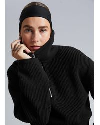 & Other Stories - Half-zip Knit Sweater - Lyst
