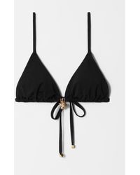 & Other Stories - Triangel-Bikinioberteil Mit Anhänger - Lyst