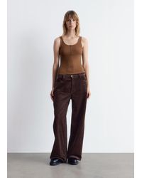 & Other Stories - Flared Corduroy Trousers - Lyst