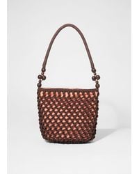 & Other Stories - Bead-Detail Crocheted Bucket Bag - Lyst