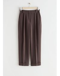 & Other Stories - Tapered High Waist Trousers - Lyst