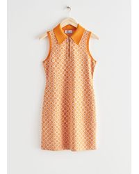 Voluminous Asymmetric Ruffle Mini Dress & Other Stories Damen Kleidung Kleider Asymmetrische Kleider 