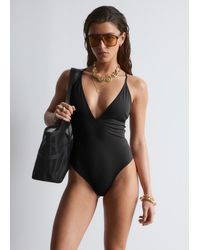 & Other Stories - Cross-Back Swimsuit - Lyst