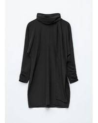 & Other Stories - Bow-Collar Silk Mini Dress - Lyst
