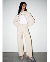 & Other Stories - Relaxed Belted Trousers - Lyst