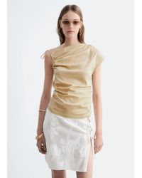 & Other Stories - Cotton One-Shoulder Top - Lyst