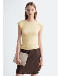 & Other Stories - Fitted Open-Back T-Shirt - Lyst