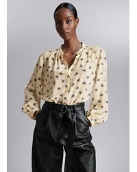 & Other Stories - Relaxed Silk Blouse - Lyst